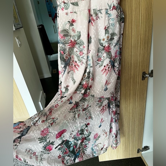 Floral Lipsy London S high low bridesmaid dress - Picture 4 of 8